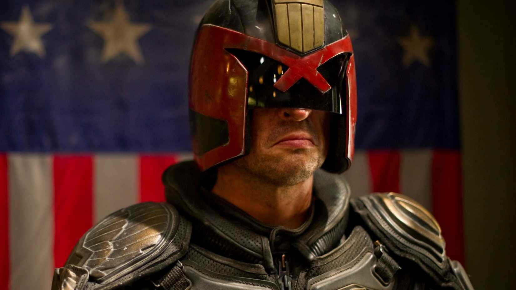 Karl Urban in 'Dredd'
