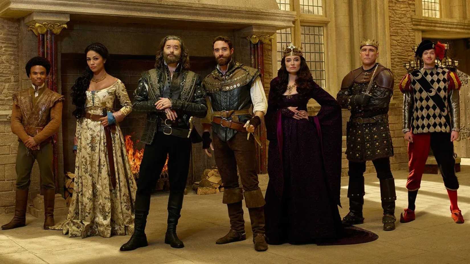 The cast of Galavant poses for Season 2 promotional art