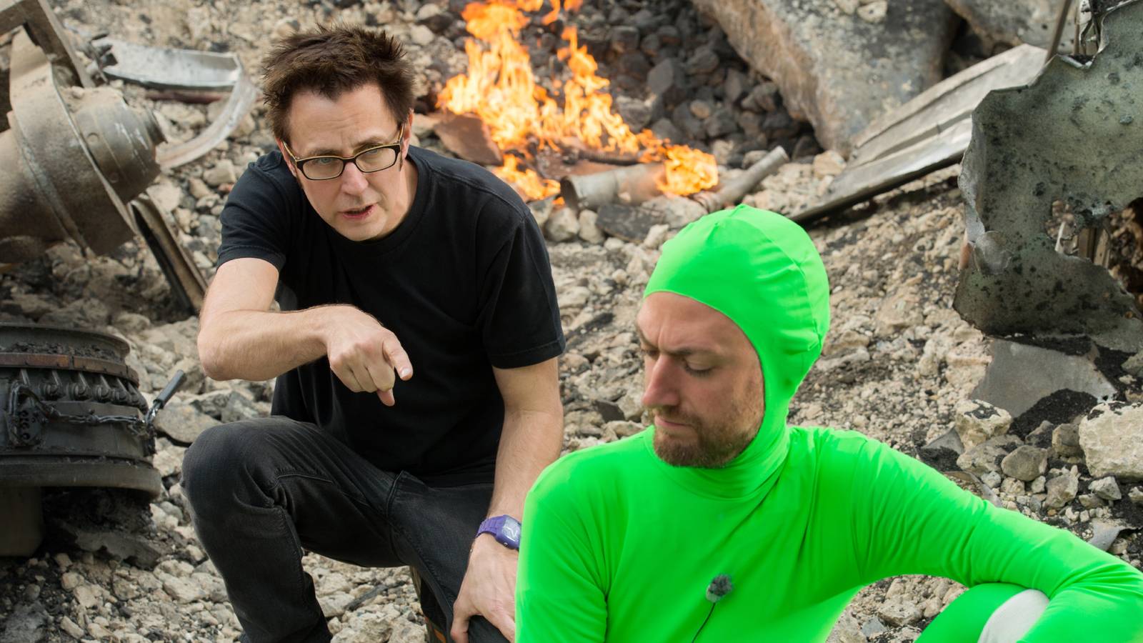 James Gunn and Sean Gunn in Guardians of the Galaxy Vol. 3