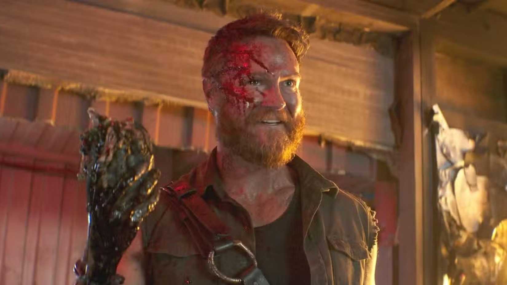 Josh Lawson as Kano in Mortal Kombat (2021)