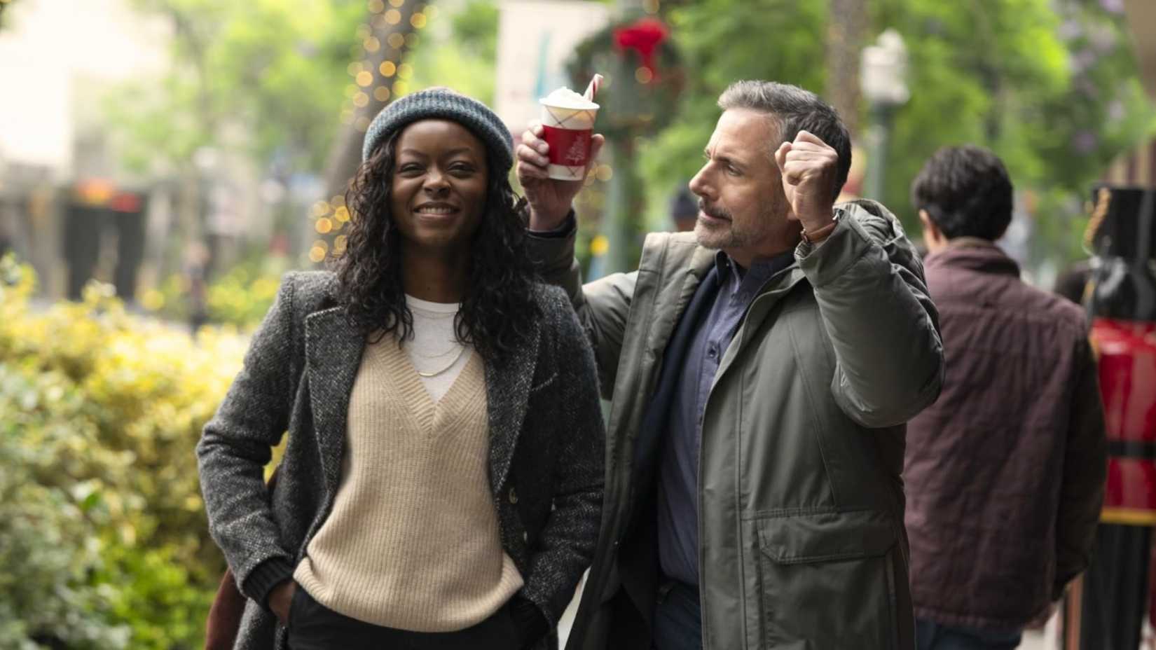 Danielle Deadwyler and Steve Carell in Rooster