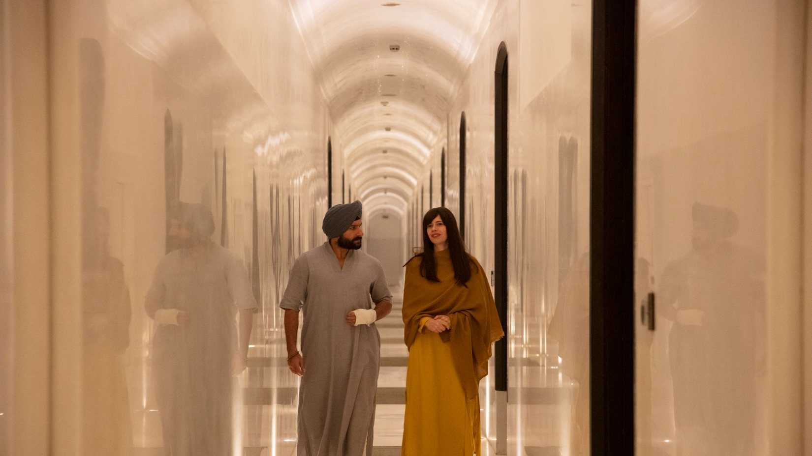 Saif Ali Khan and Kalki Koechlin in Sacred Games Season 2