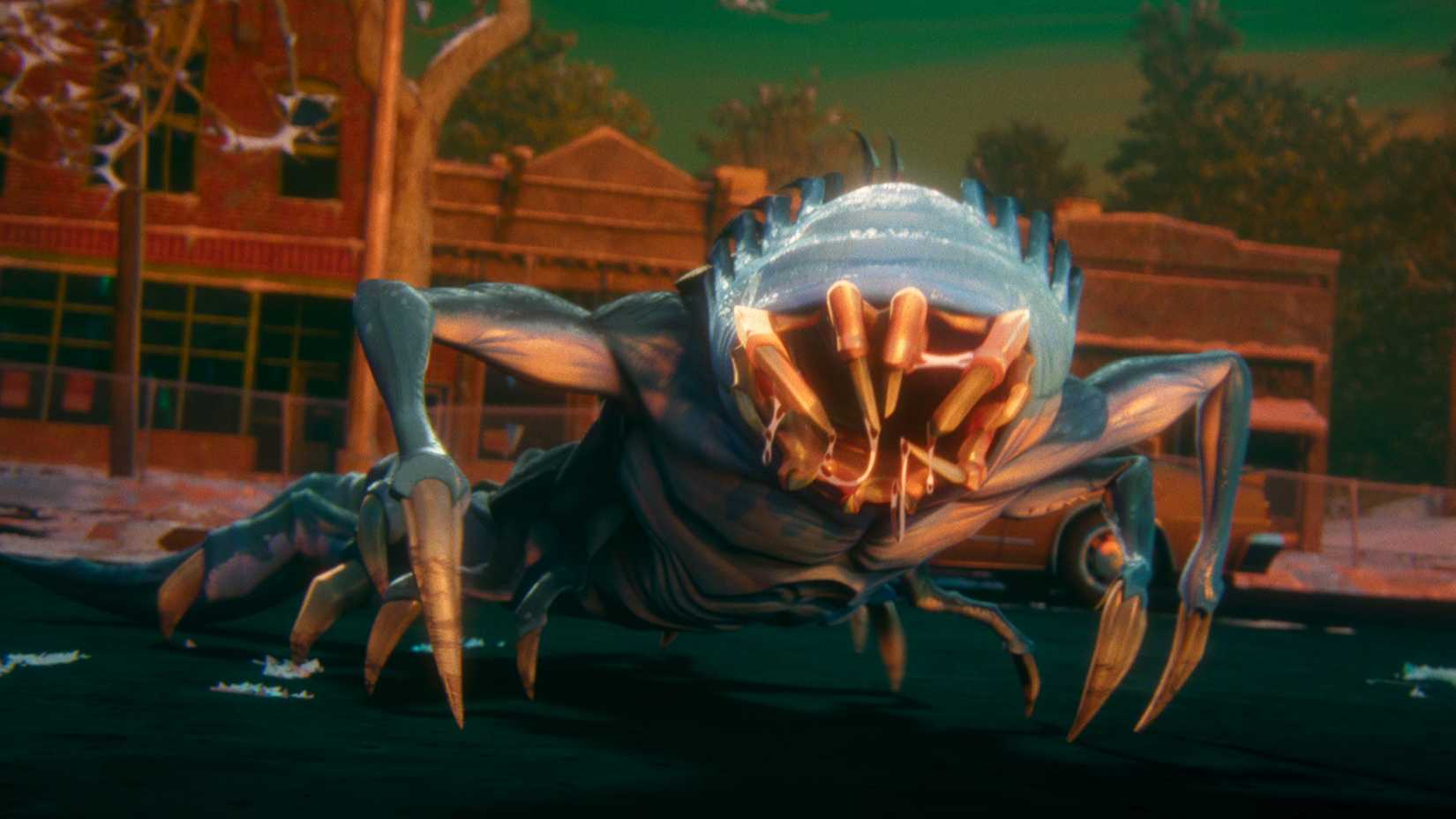 A bizarre creature in 'Stranger Things" Tales From '85'