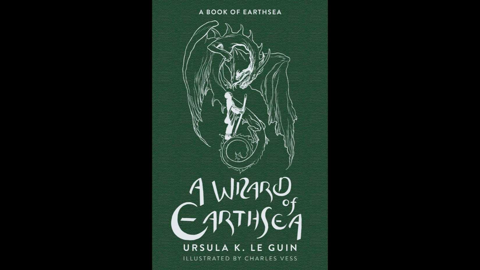 The book cover for A Wizard of Earthsea