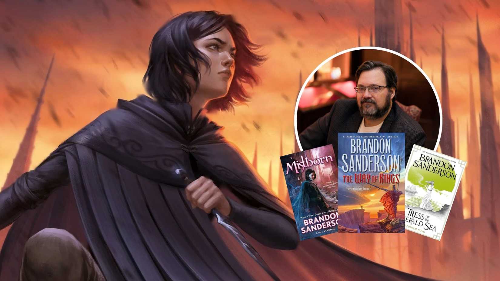Brandon Sanderson Cosmere books graphic