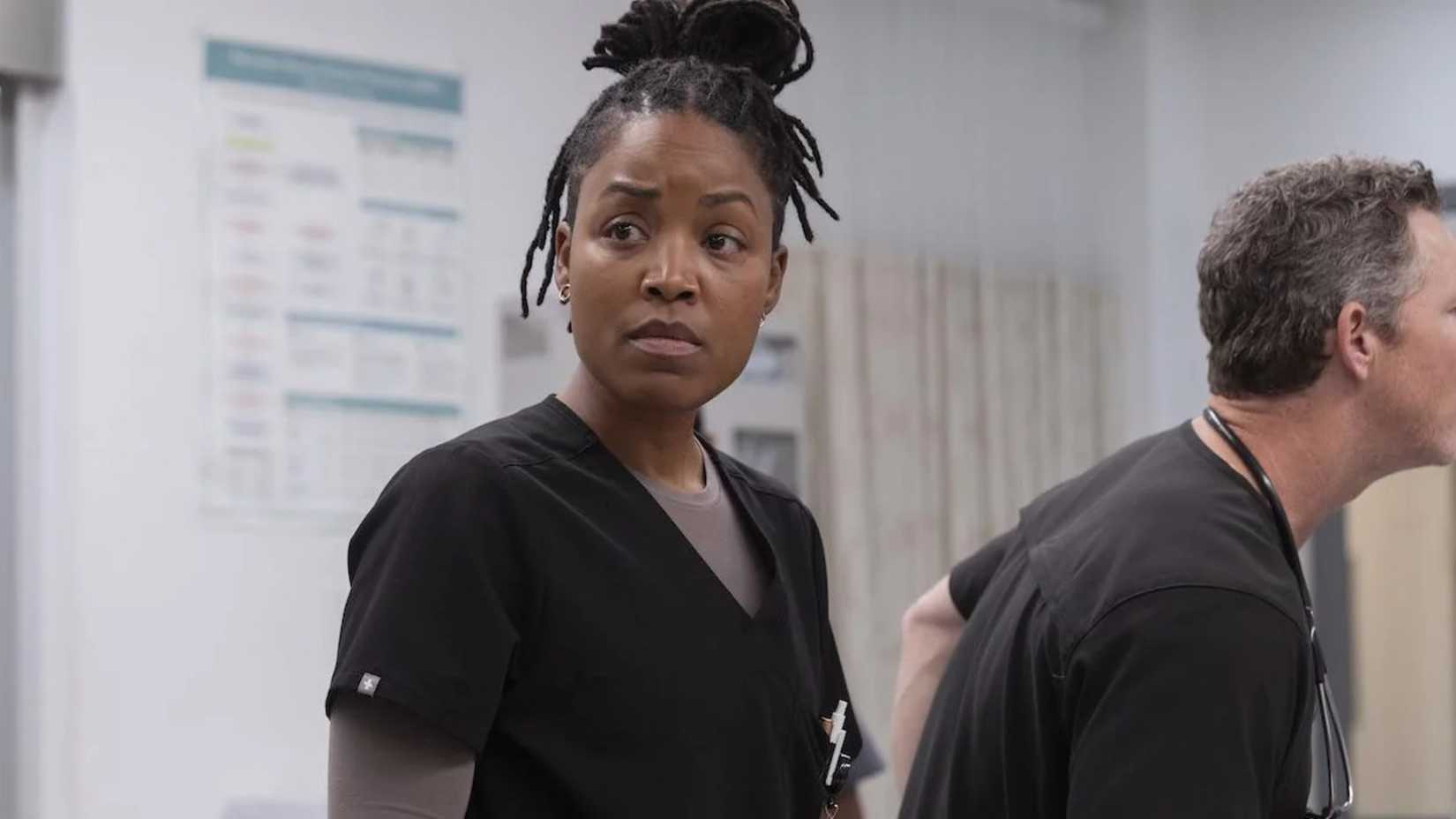 Ayesha Harris appears in The Pitt