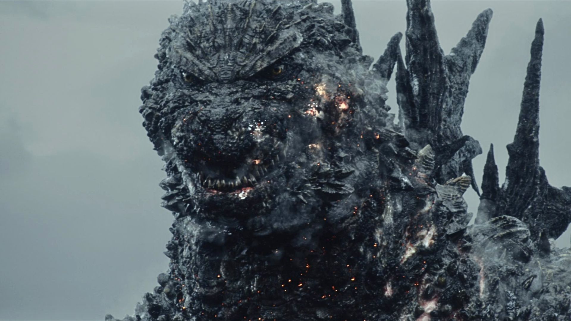 Godzilla ferido em Godzilla Minus One
