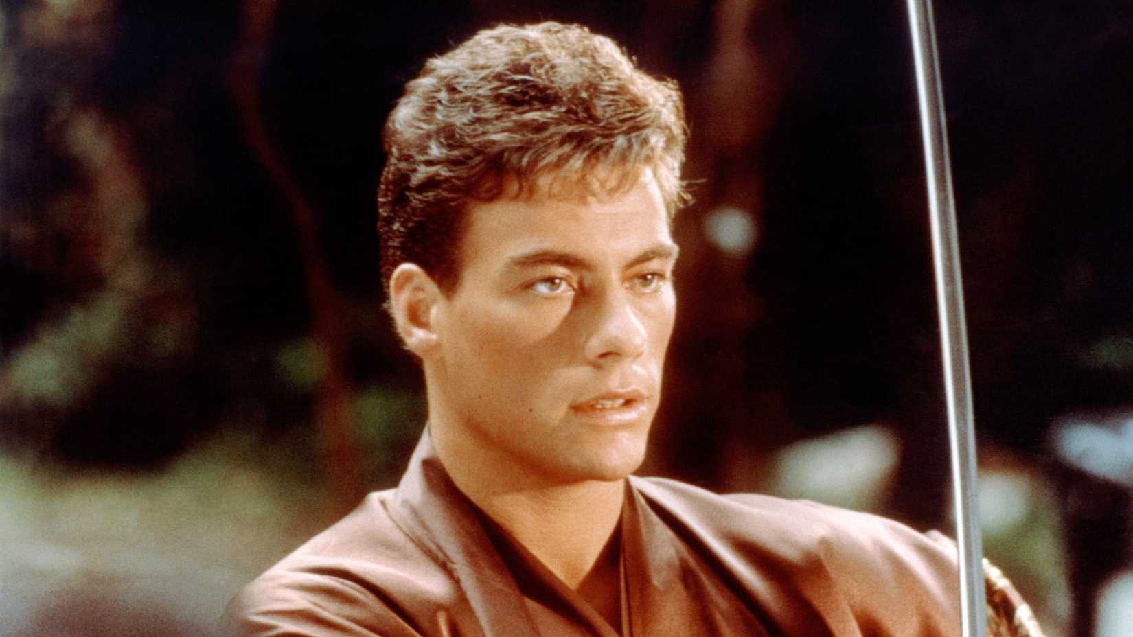 Jean-Claude Van Damme with a sword in Bloodsport (1988)