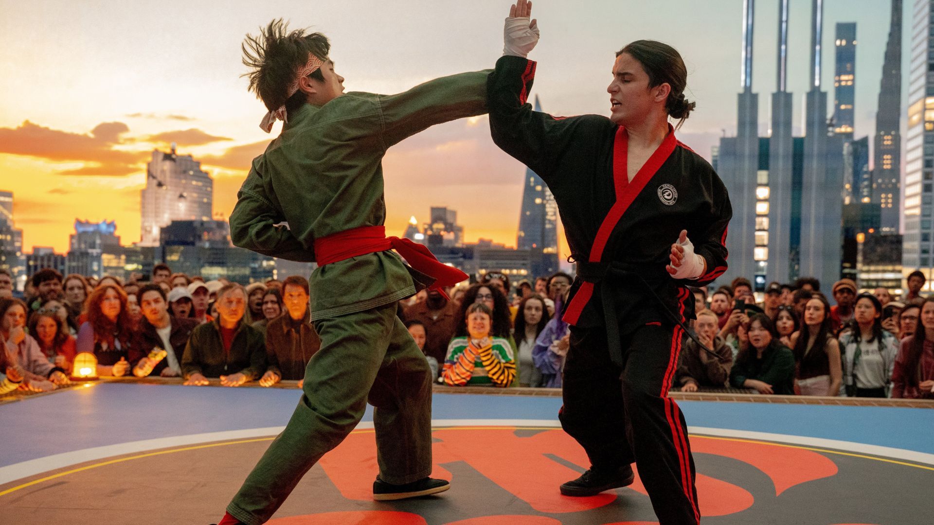 li fong fighting in karate kid