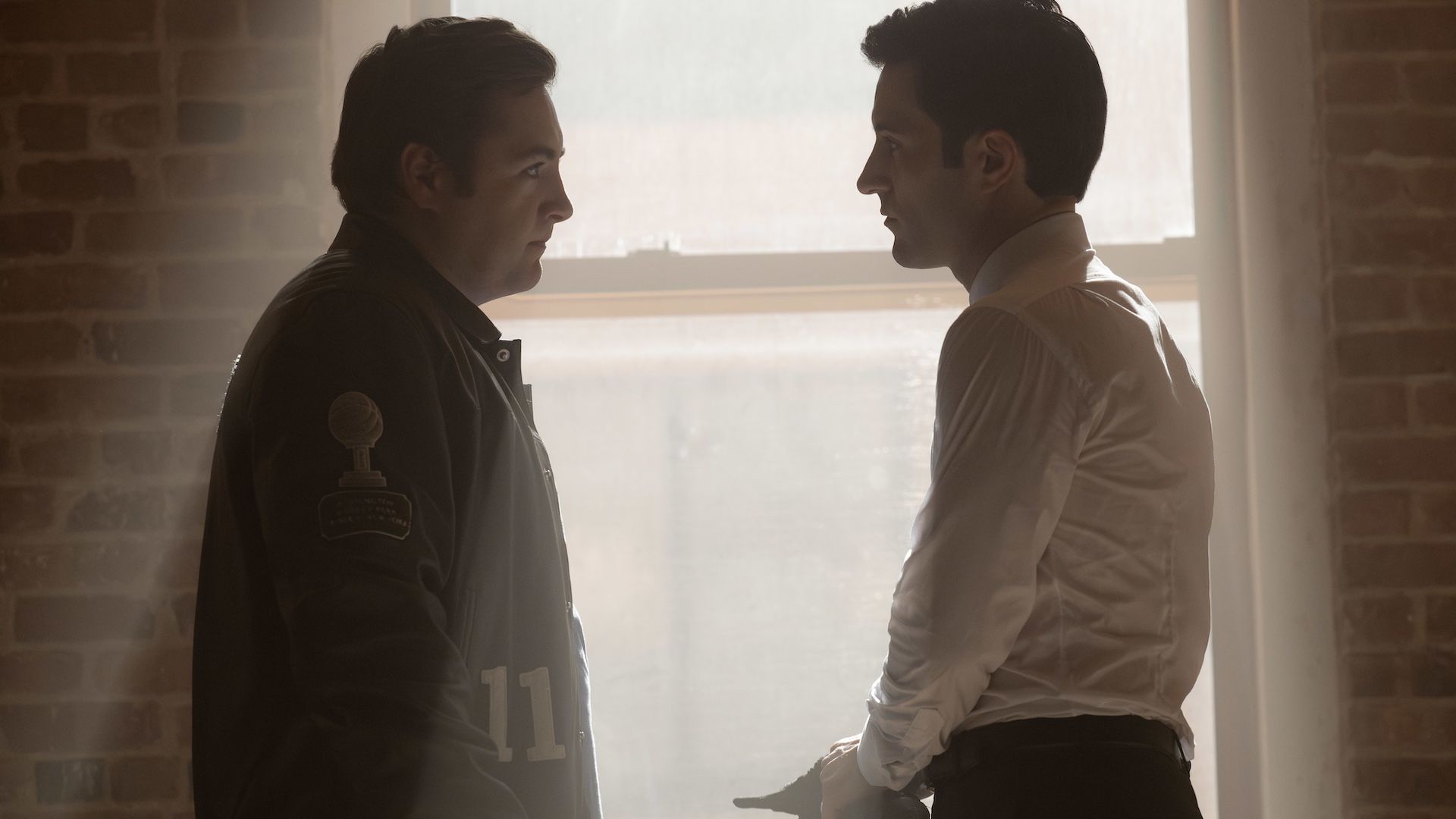michael gandolfini and arty froushan in daredevil born again