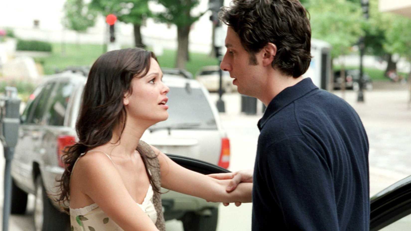 Rachel Bilson as Kim and Zach Braff as Michael in The Last Kiss