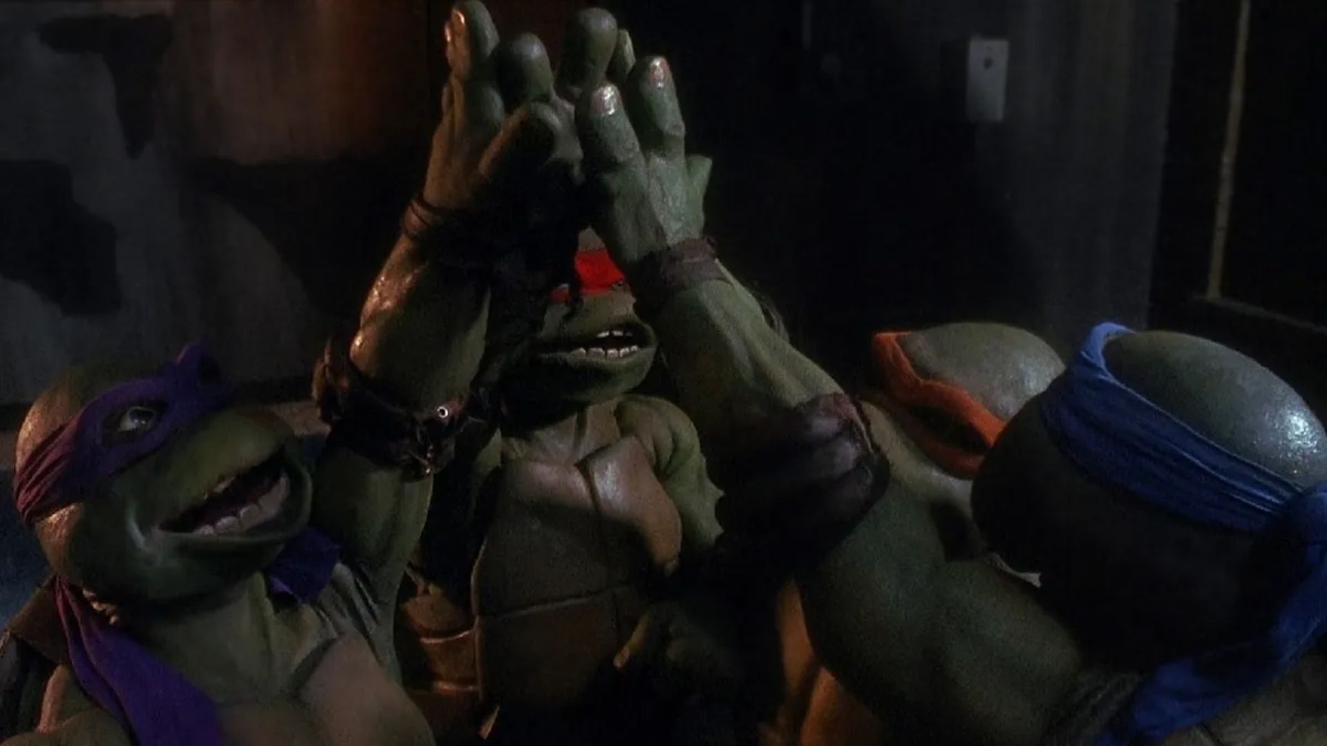 As Tartarugas Ninja em ação