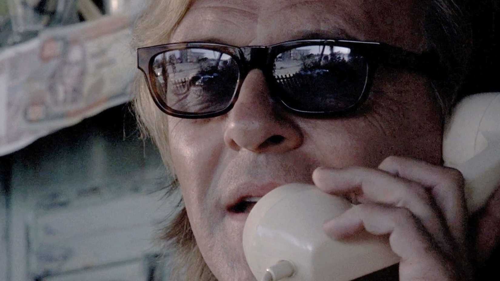 Anthony Hopkins in disguise in 'The Silence of the Lambs'