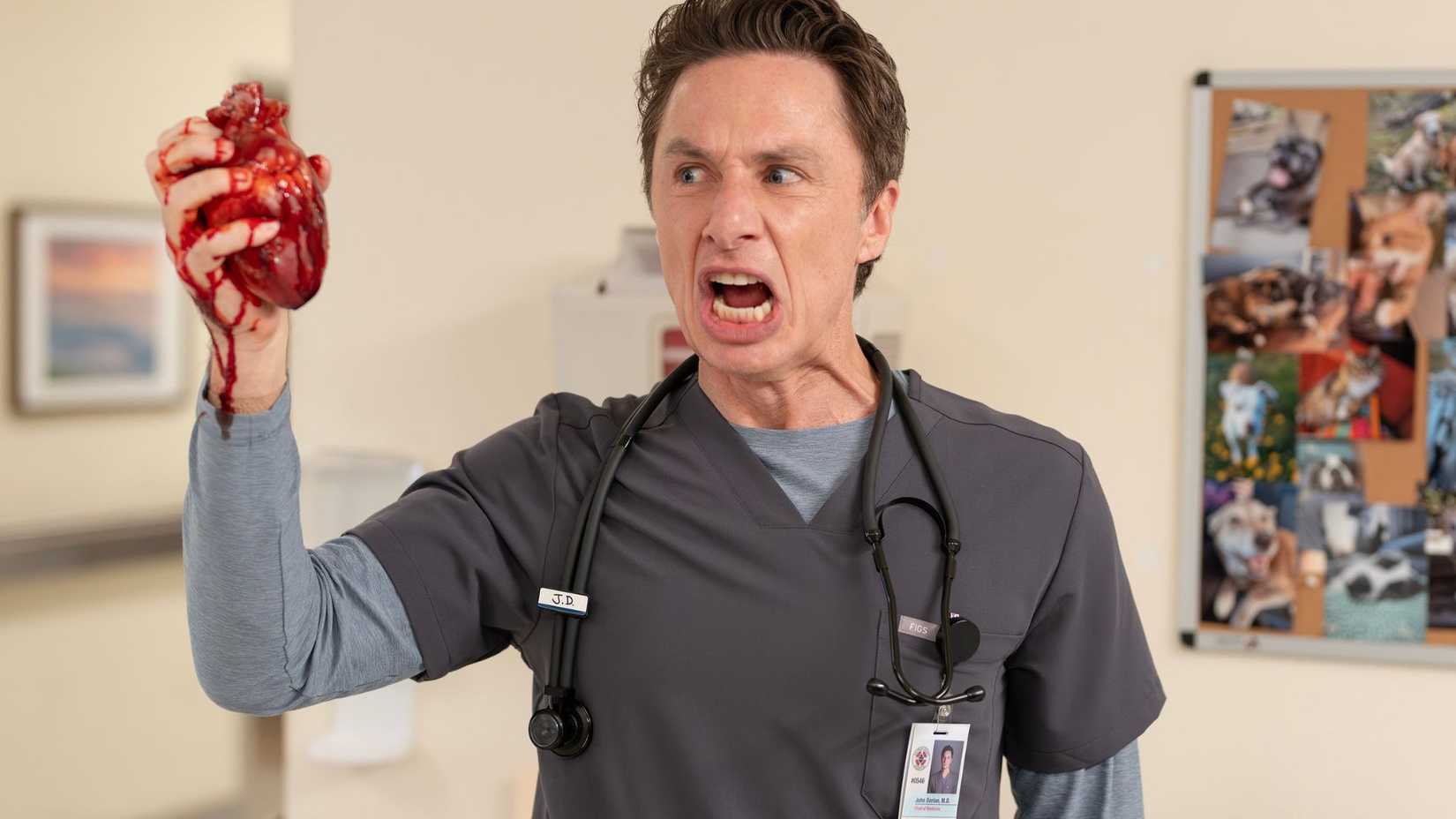 Zach Braff como JD em Scrubs