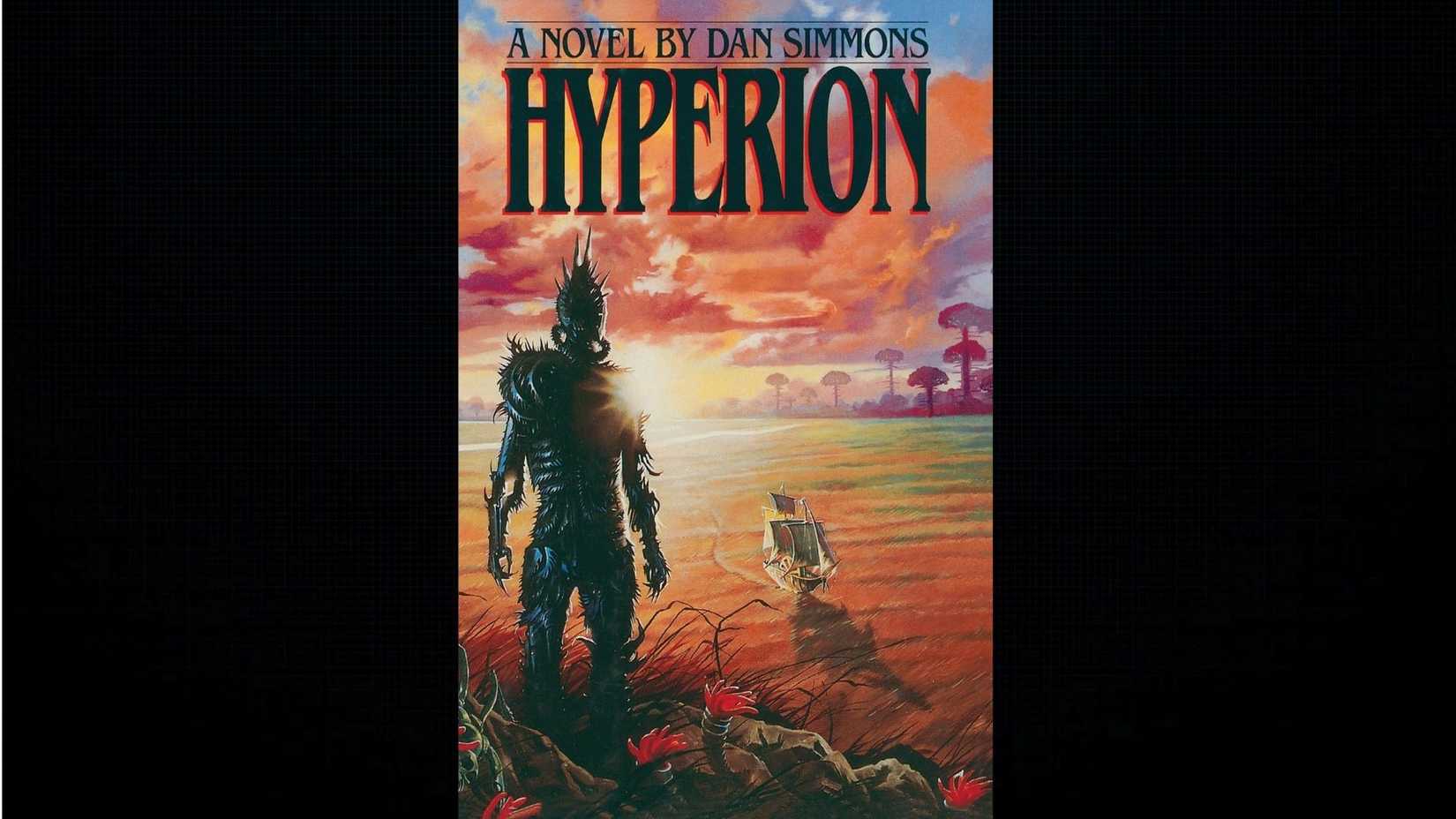 Capa do livro Hyperion de Dan Simmons