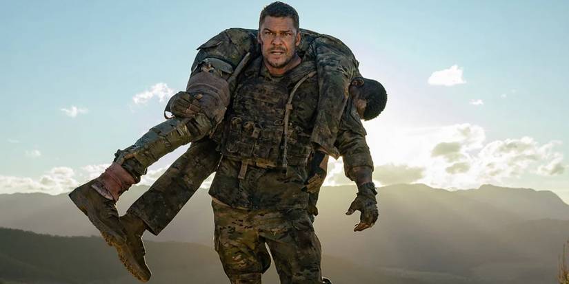 Alan Ritchson em War Machine