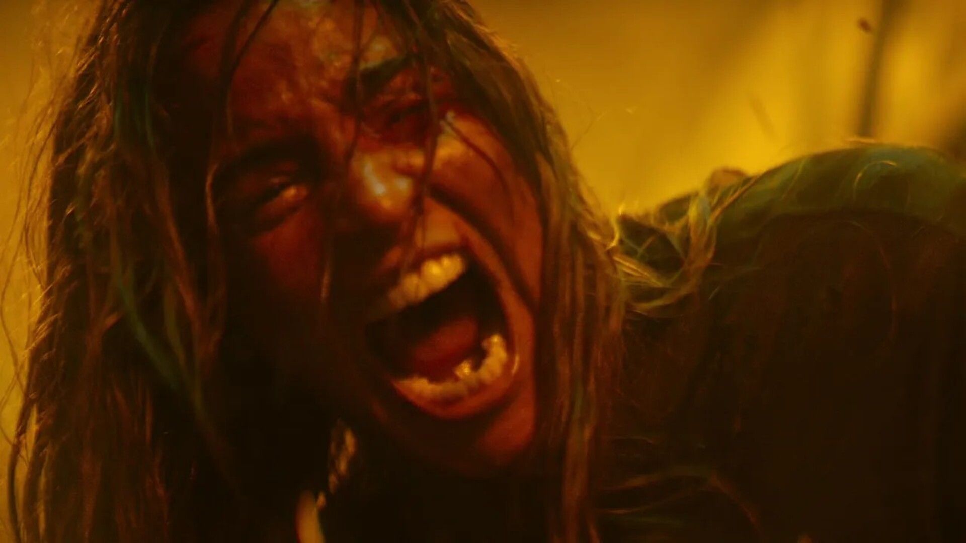 Character screaming in Evil Dead Burn