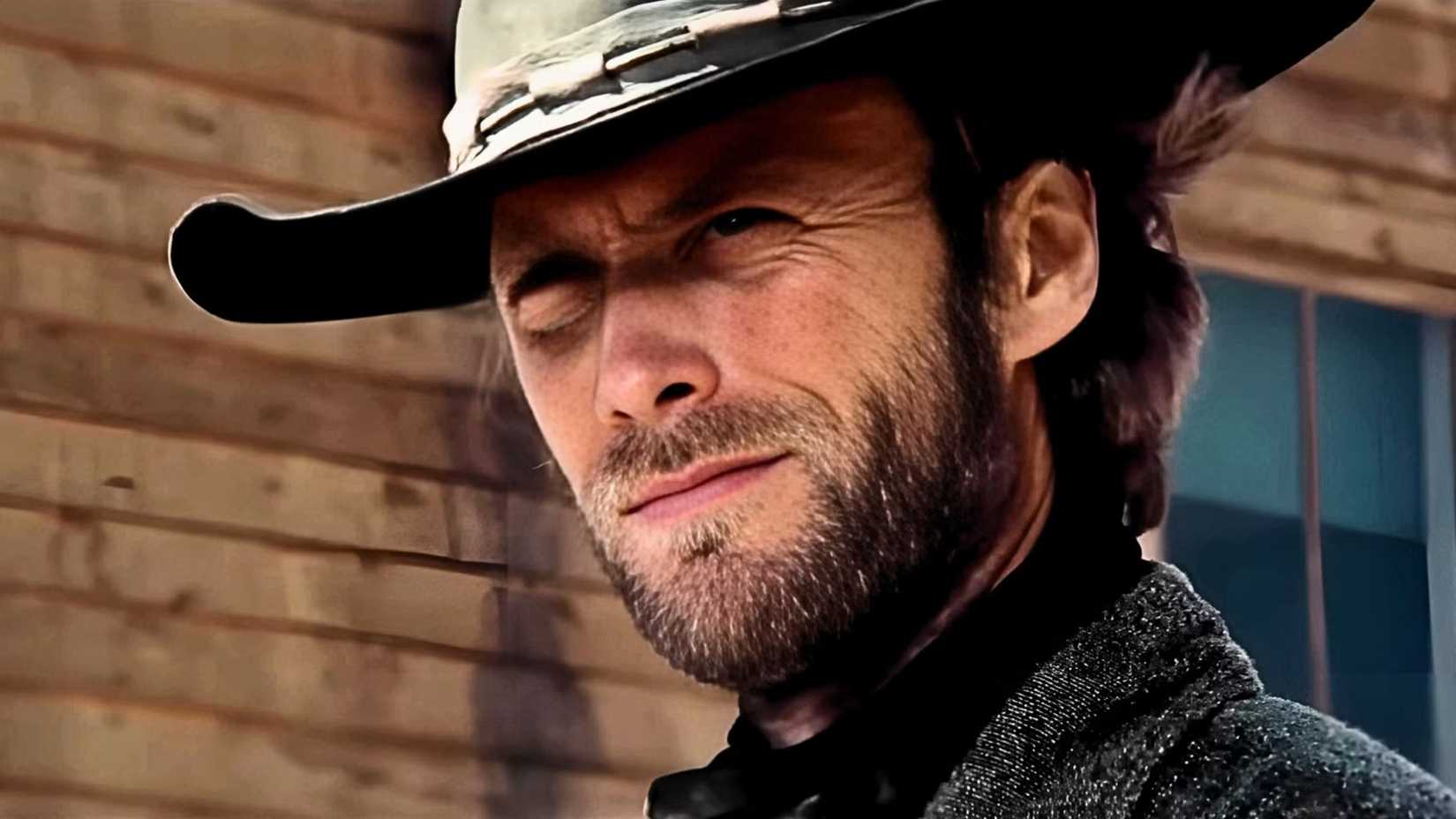 clint eastwood as the stranger in high plains drifter
