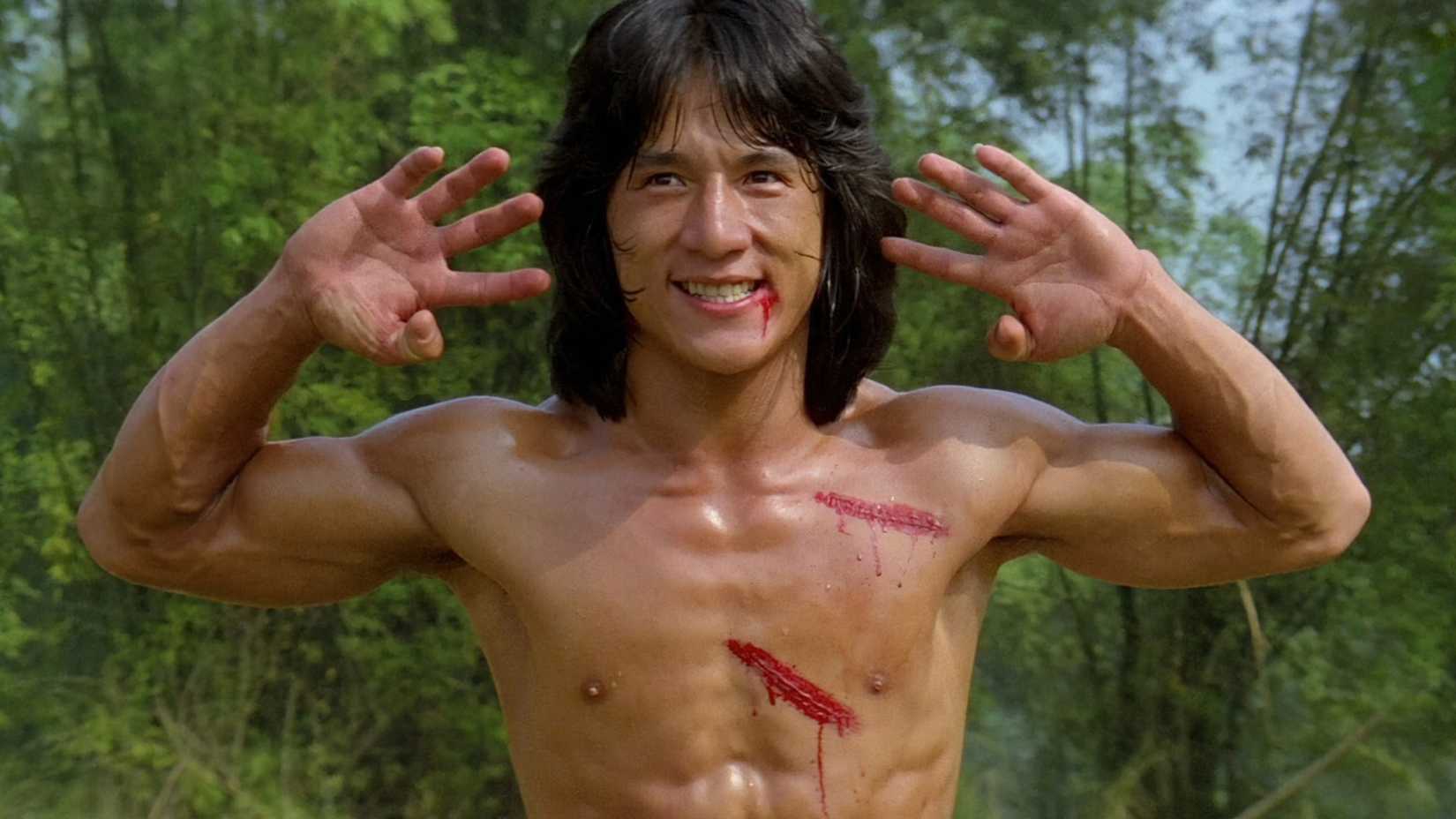 Jackie Chan in The Fearless Hyena (1979)