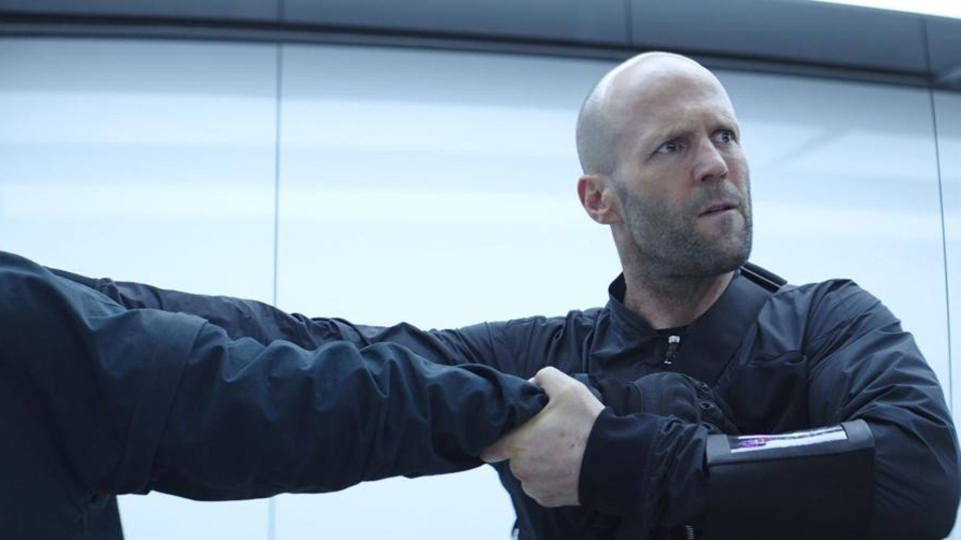 Jason Statham in hobbs and shaw