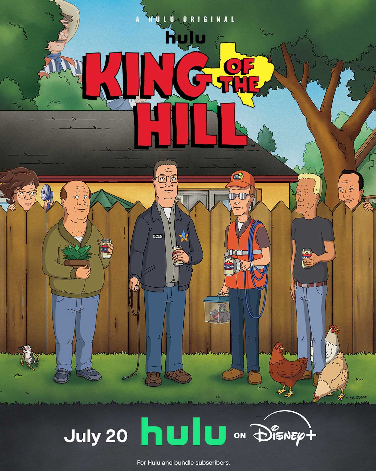 Pôster oficial da 15ª temporada de King of the Hill