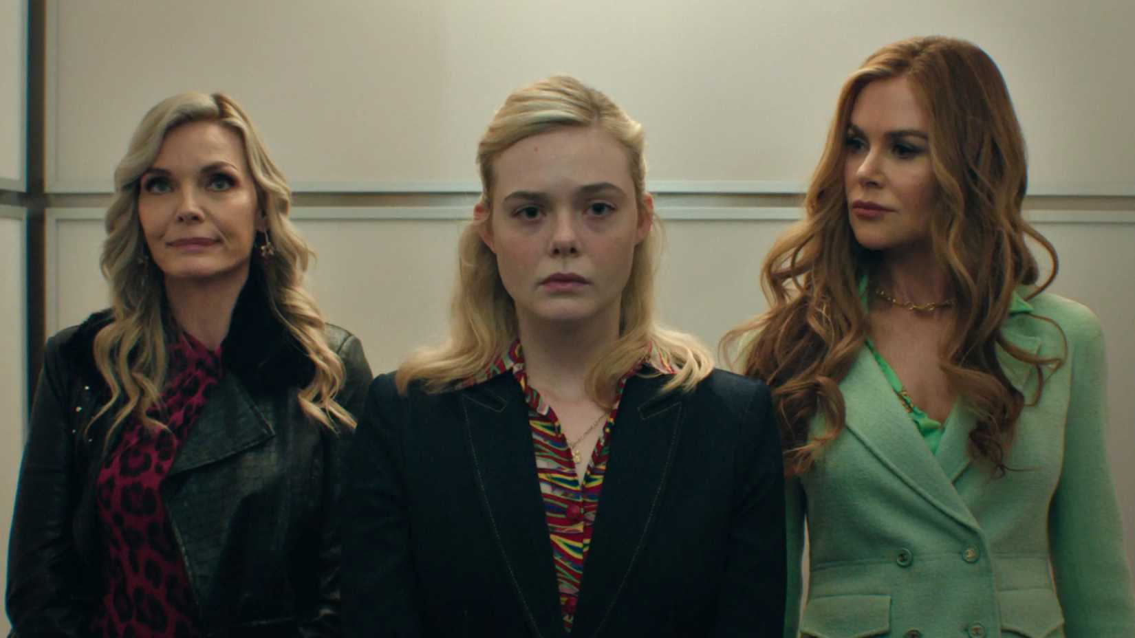 Margo, Shyanne, and Lace stand in an elevator in Margo's Got Money Troubles