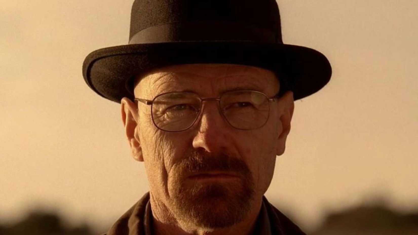 Walter White usando seu chapéu icônico