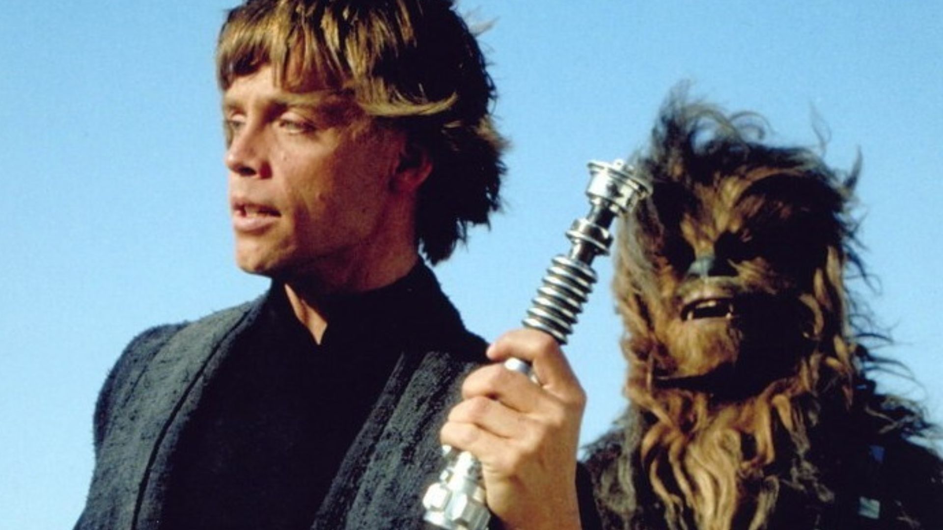 Luke and Chewie in Star Wars: Episode VI: Return of the Jedi
