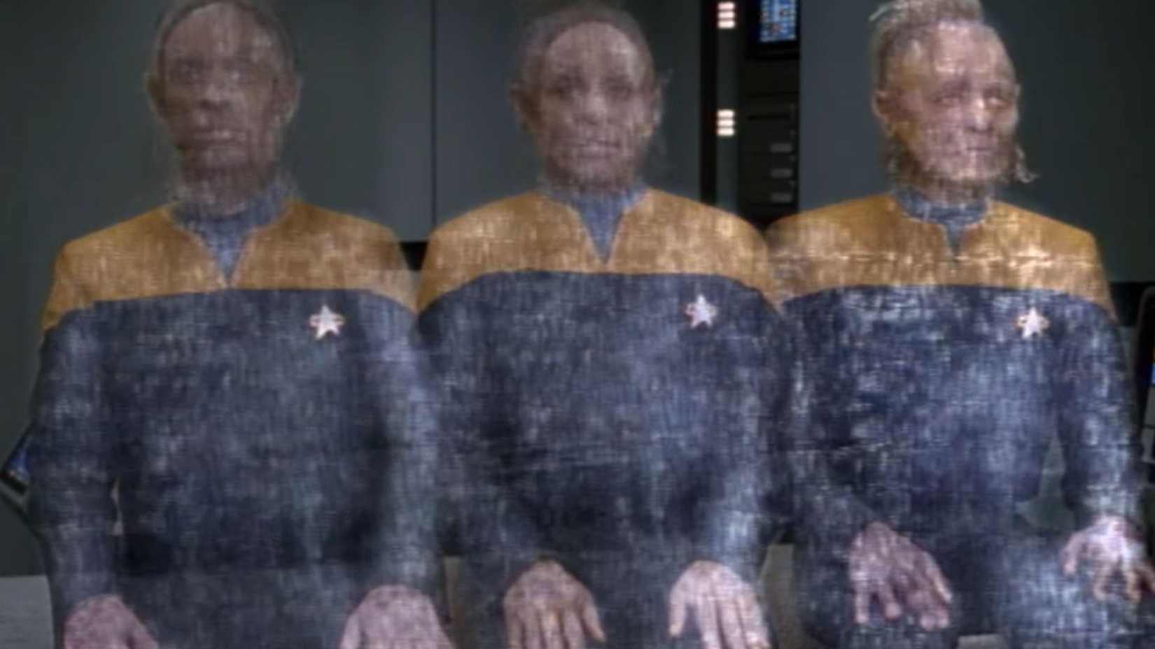 Tom Wright as Tuvix in Star Trek: Voyager