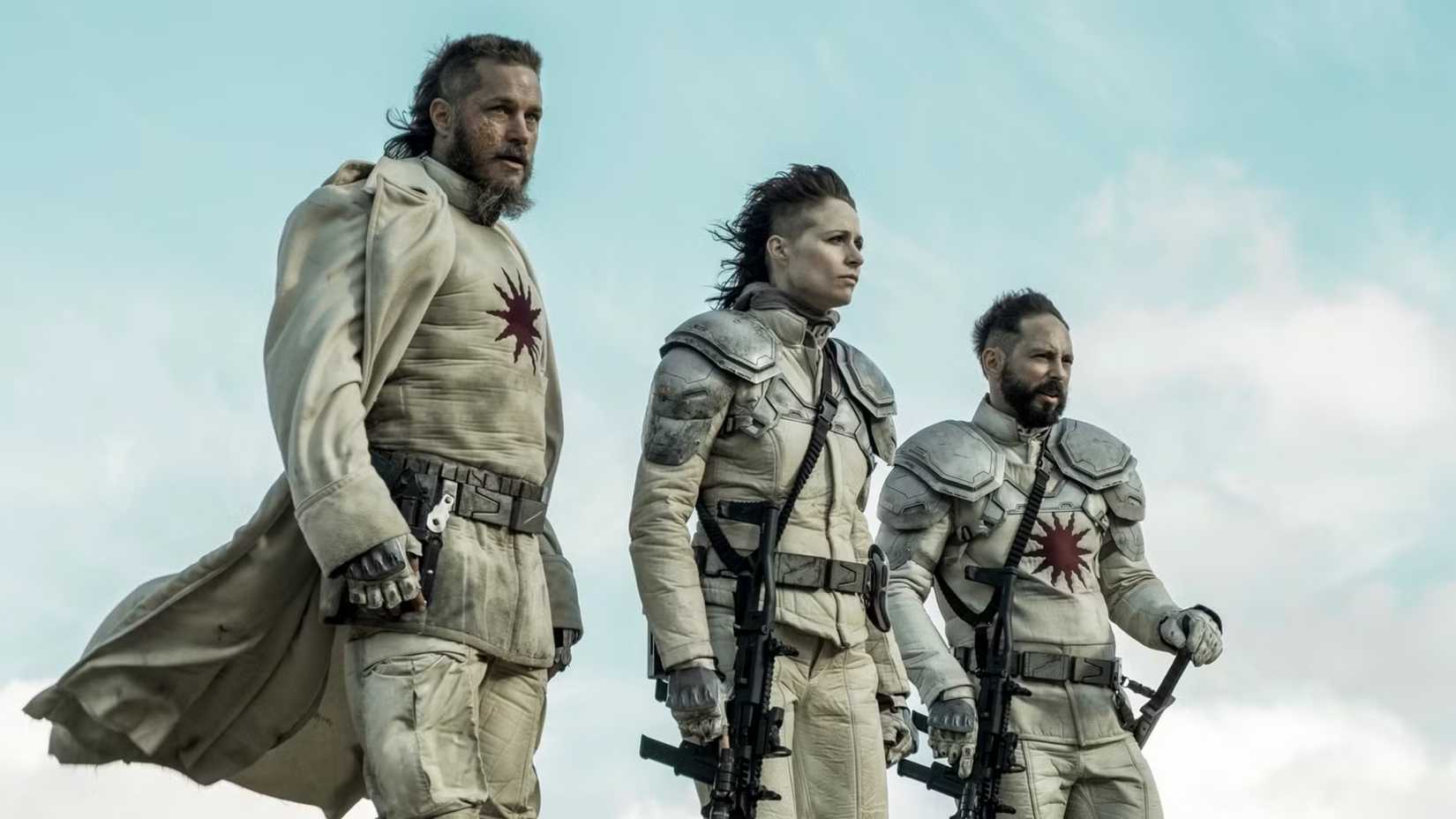 Travis Fimmel leads the pack in Raised by Wolves