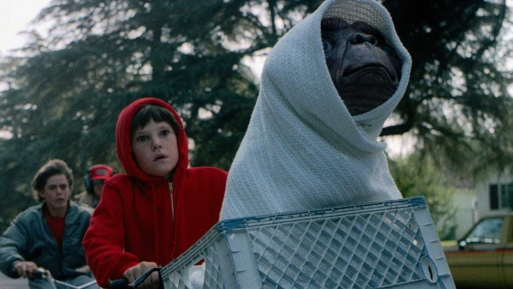 O alienígena E.T. em cena do filme de Steven Spielberg.