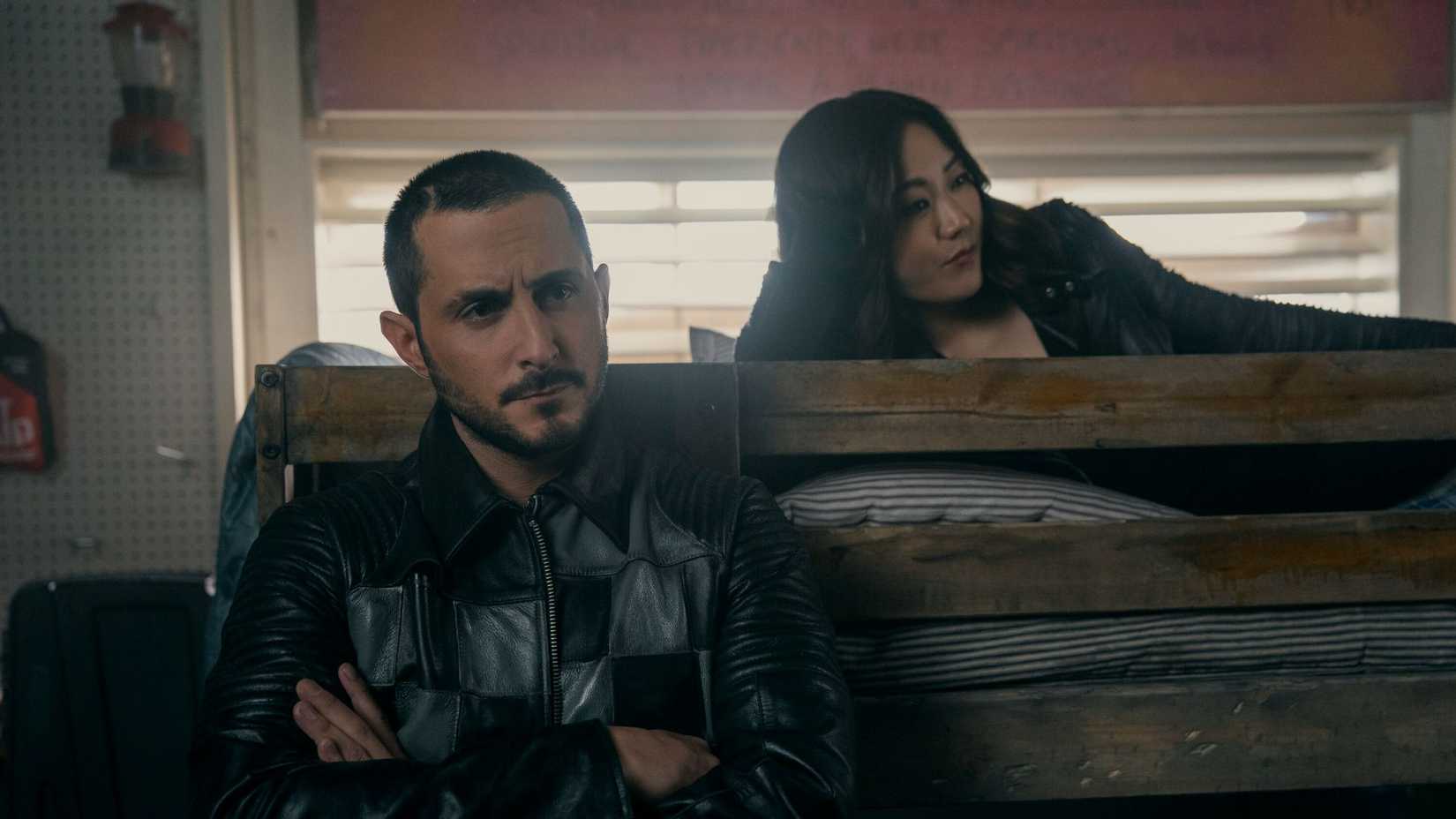 Tomer Capone as Frenchie and Karen Fukuhara as Kimiko in 'The Boys' Season 5