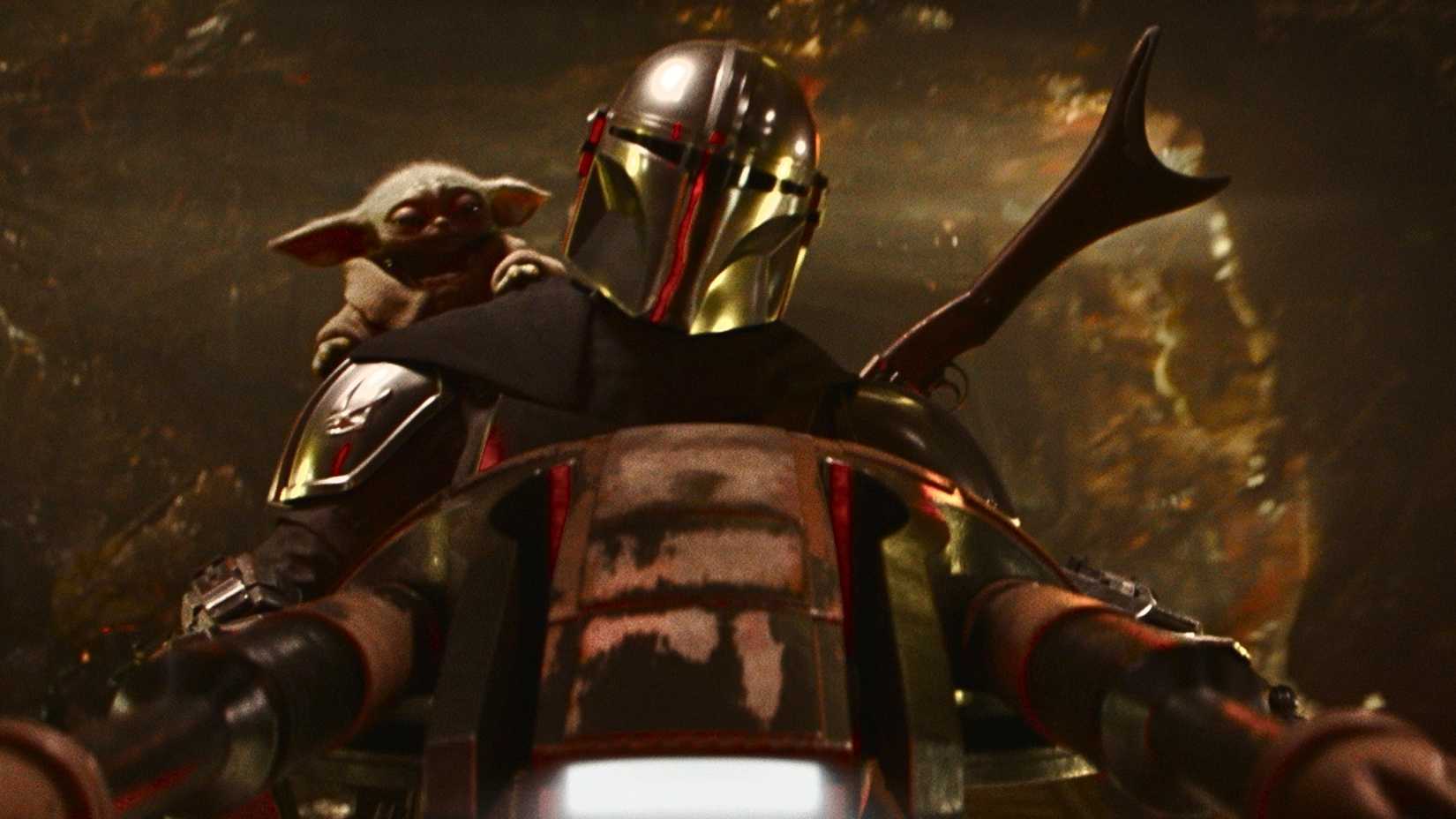 the mandalorian and grogu riding vehicle