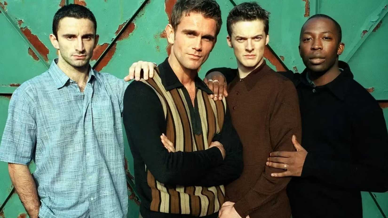 The cast of Lock, Stock...