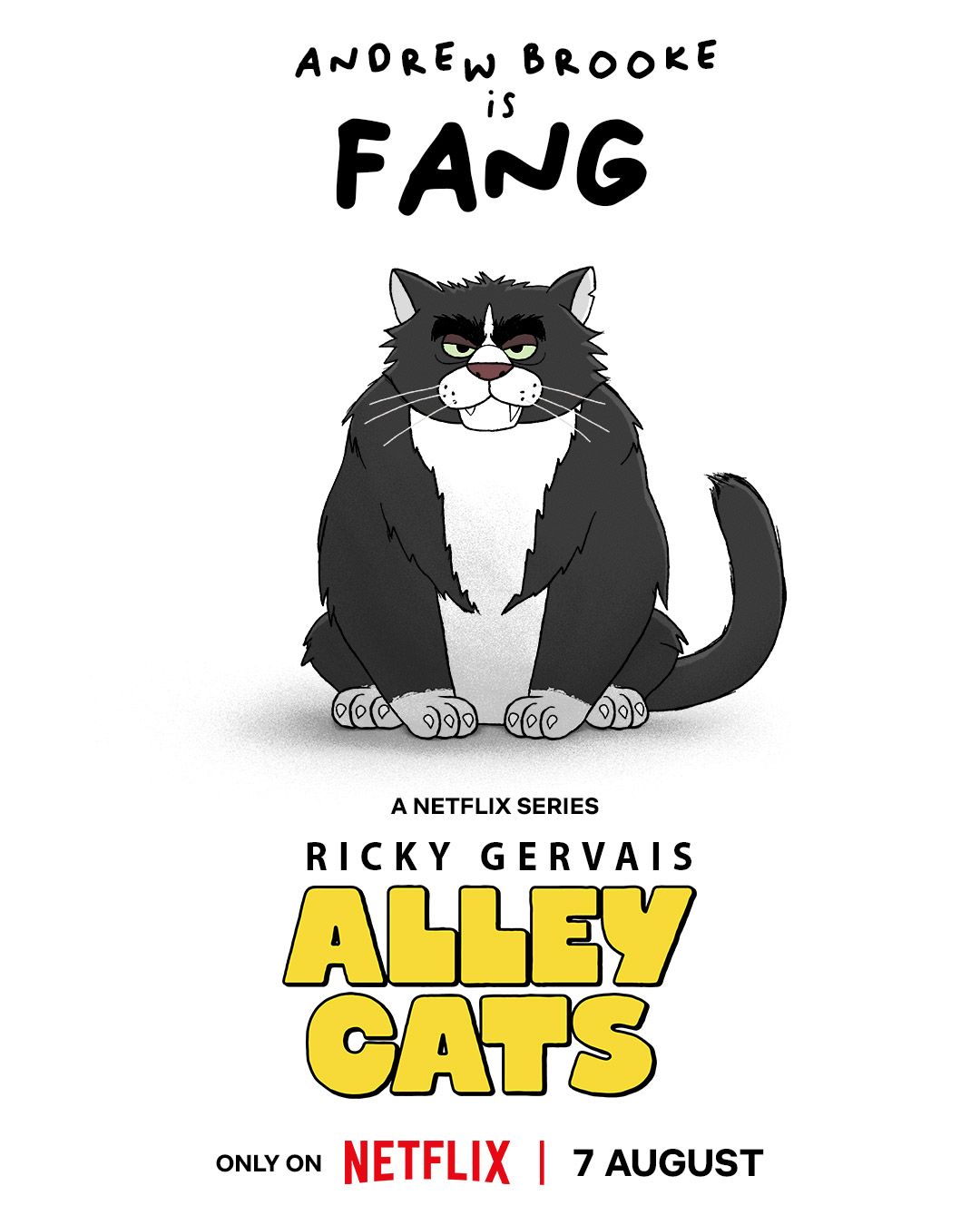 Ricky Gervais' New Netflix Series 'Alley Cats' Is 