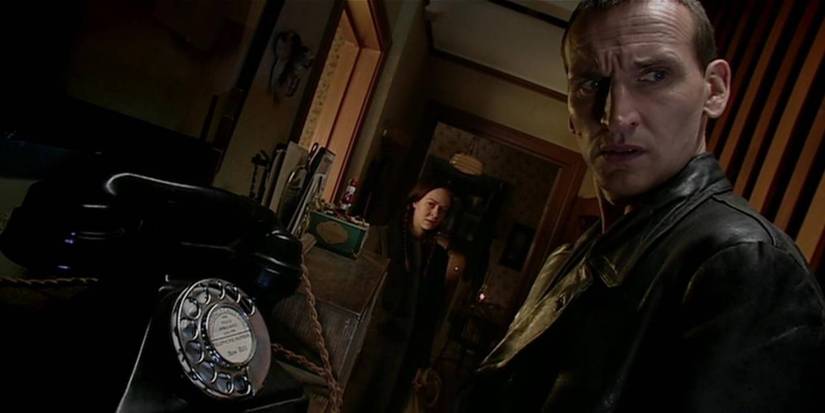 Christopher Eccleston as the Doctor in 'Doctor Who'