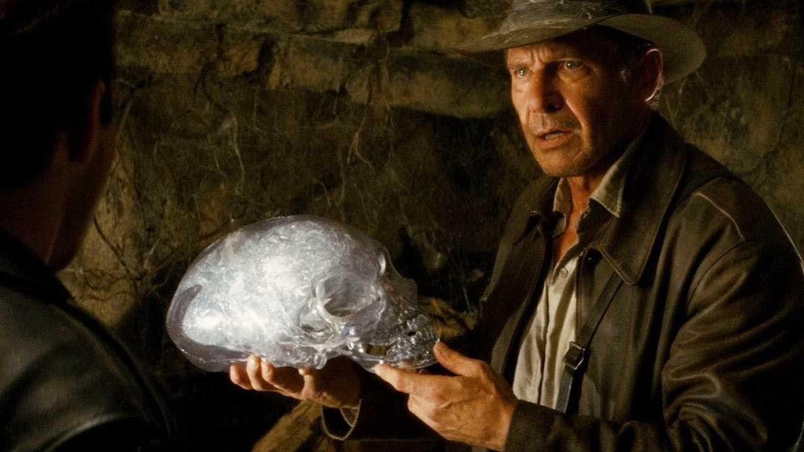 Harrison Ford em Indiana Jones e o Reino da Caveira de Cristal