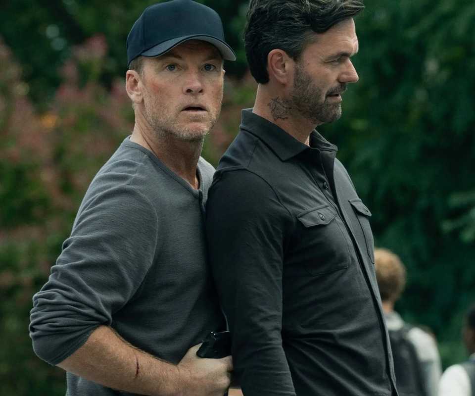 Sam Worthington and Billy MacLellan in I Will Find You
