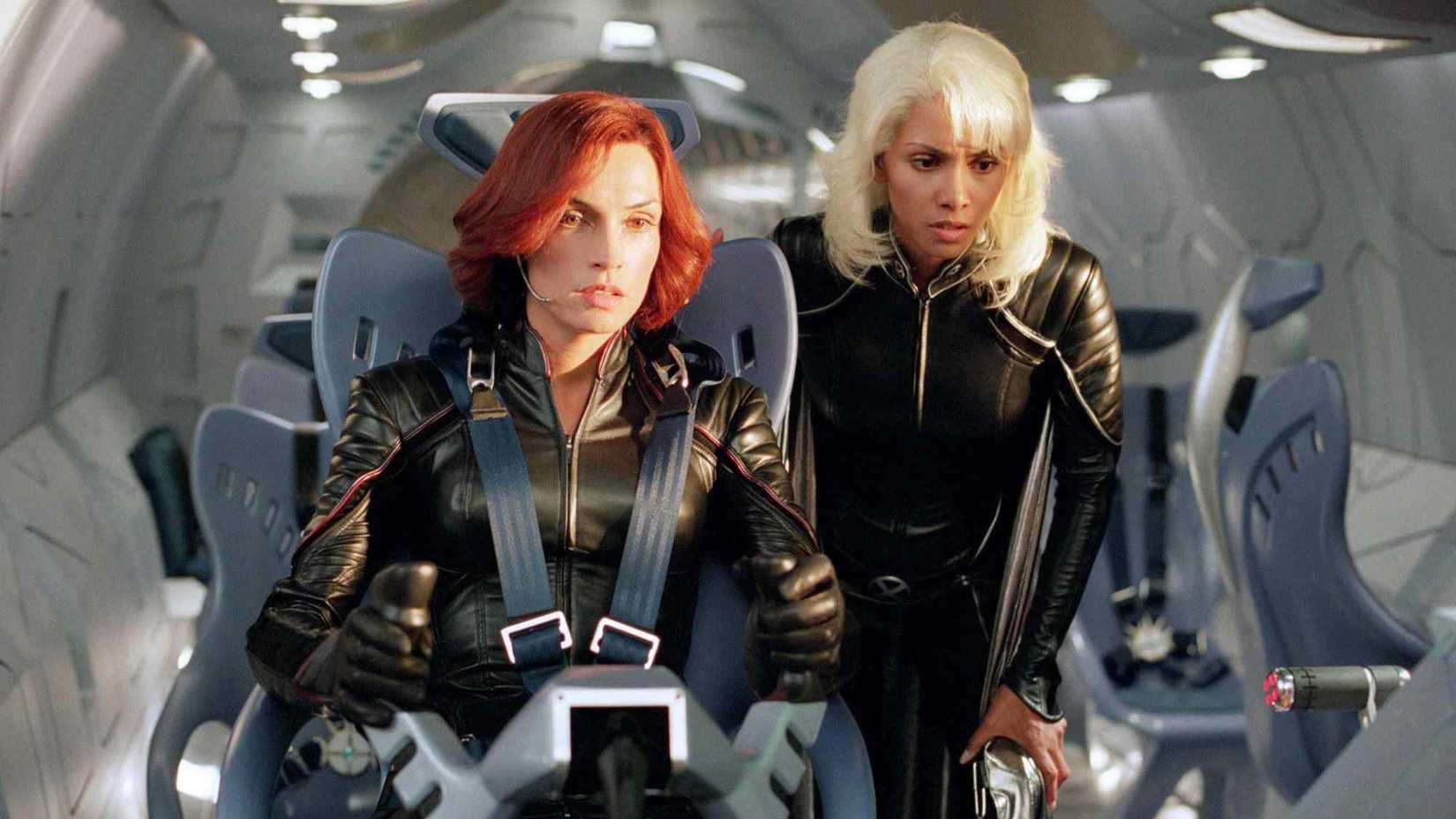 Jean Grey and Storm in X2 X-Men United