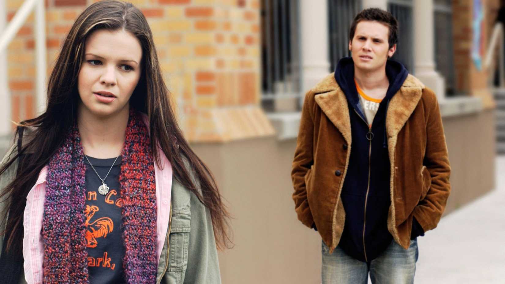 Amber Tamblyn and Kris Lemche in Joan of Arcadia