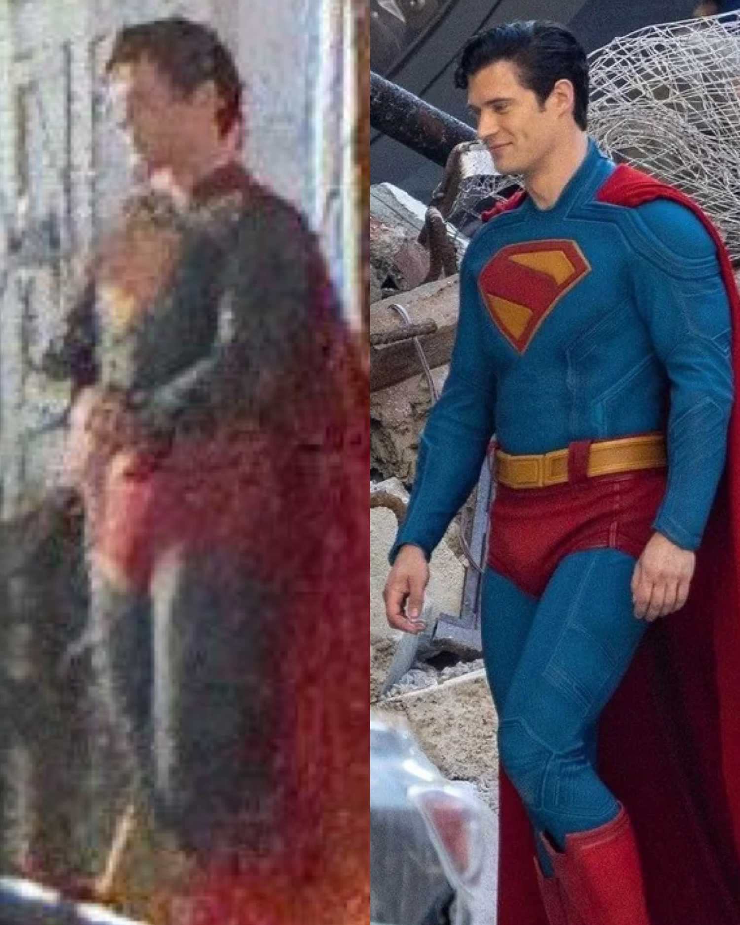 Comparação do novo traje do Superman em Man of Tomorrow