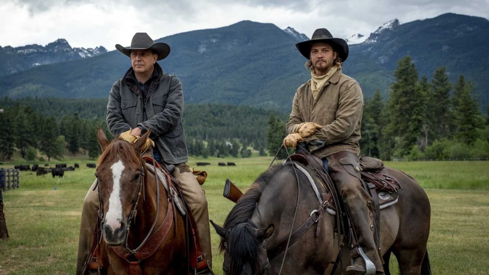 John and Kayce Dutton in Yellowstone