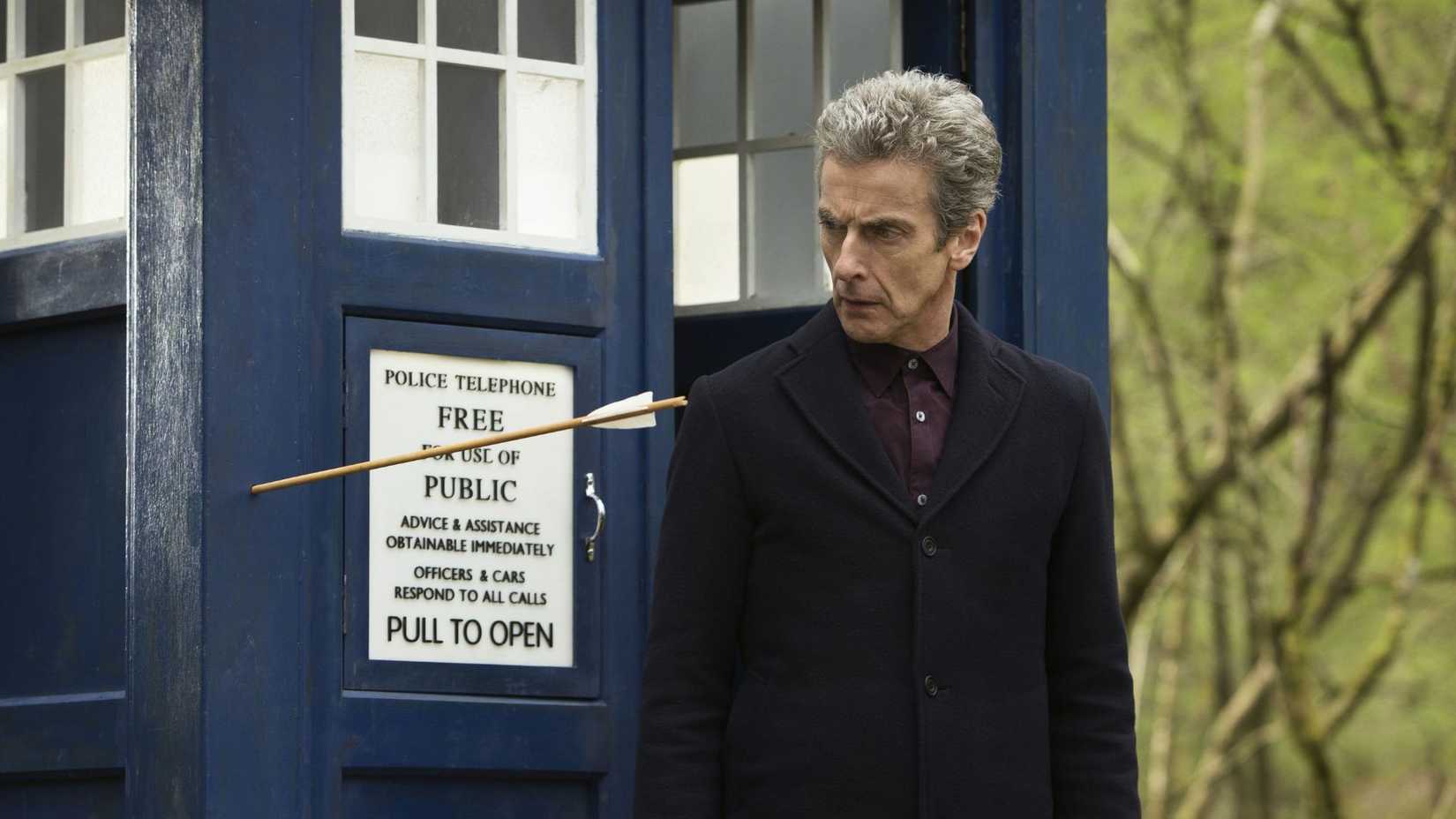 Peter Capaldi as the Twelfth Doctor in Doctor Who