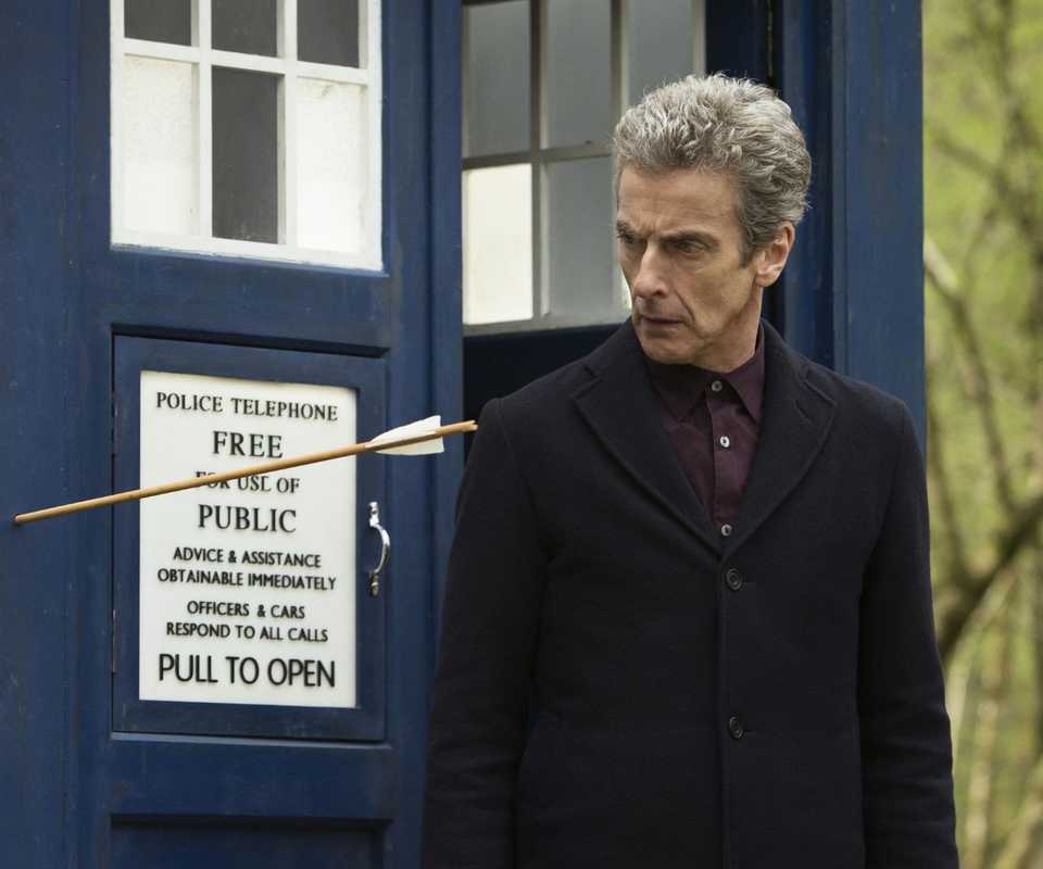 Peter Capaldi as the Twelfth Doctor in Doctor Who