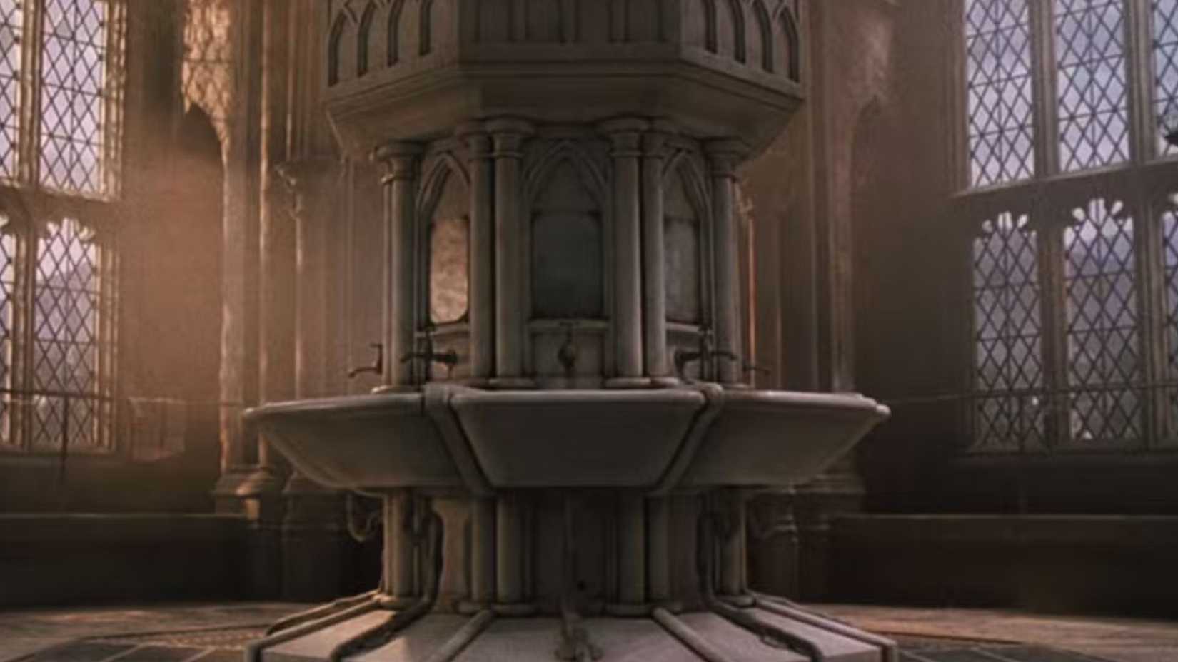 The entrance to the Chamber of Secrets in Harry Potter