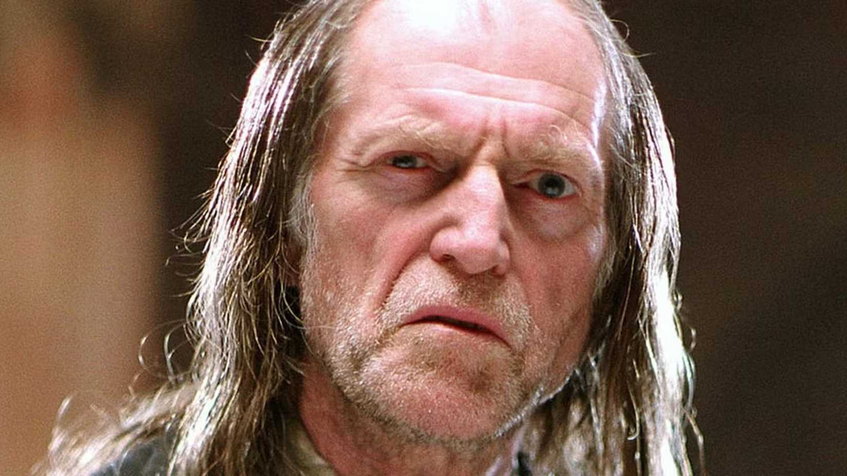 David Bradley como Argus Filch em Harry Potter