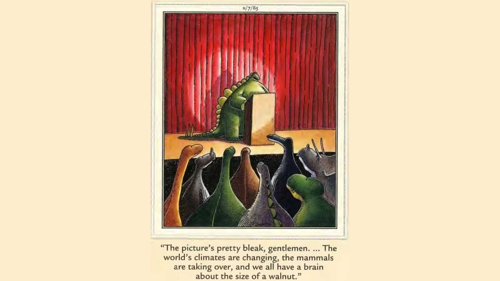 10 Best Far Side Comics About Dinosaurs