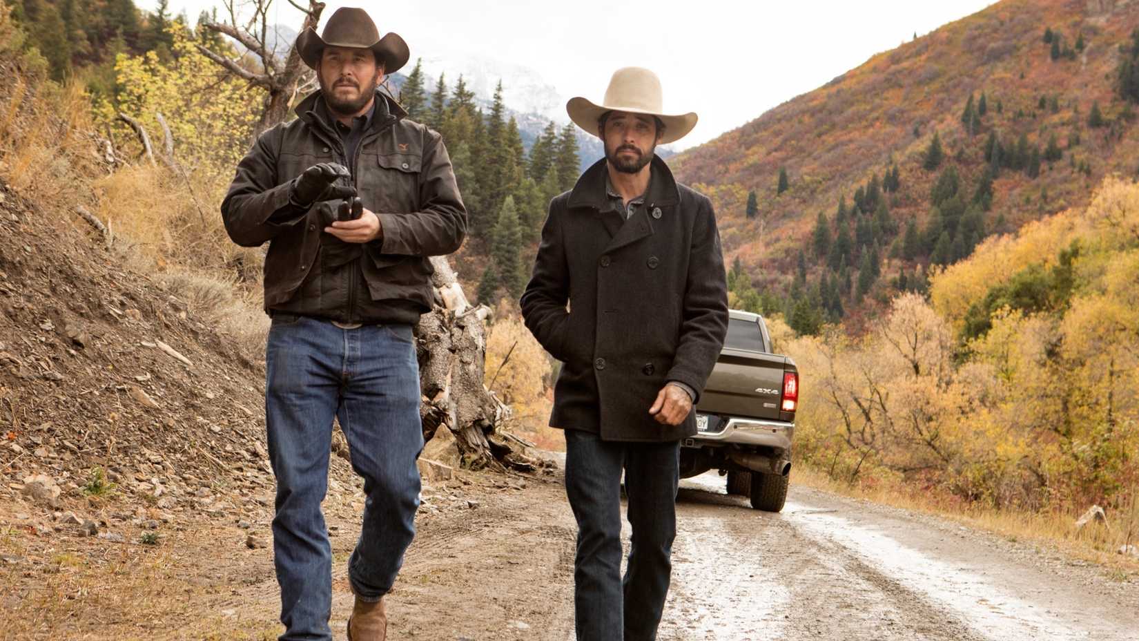 Cole Hauer and Ryan Bingham in Yellowstone