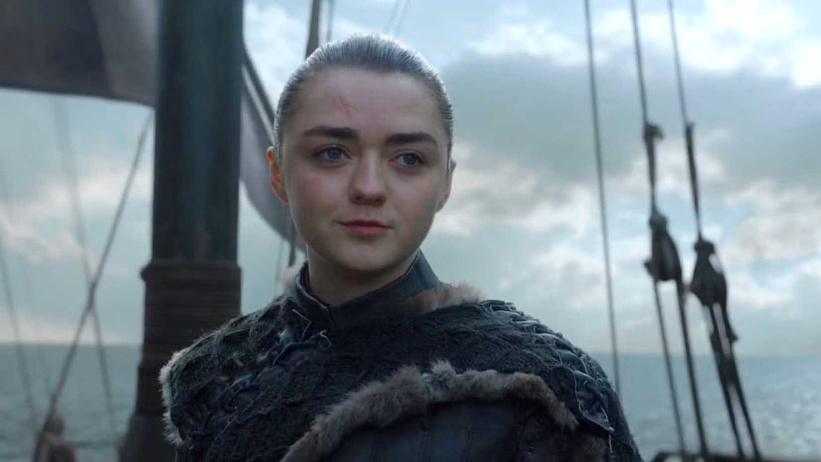 Arya Stark at the end of Game of Thrones Season 8