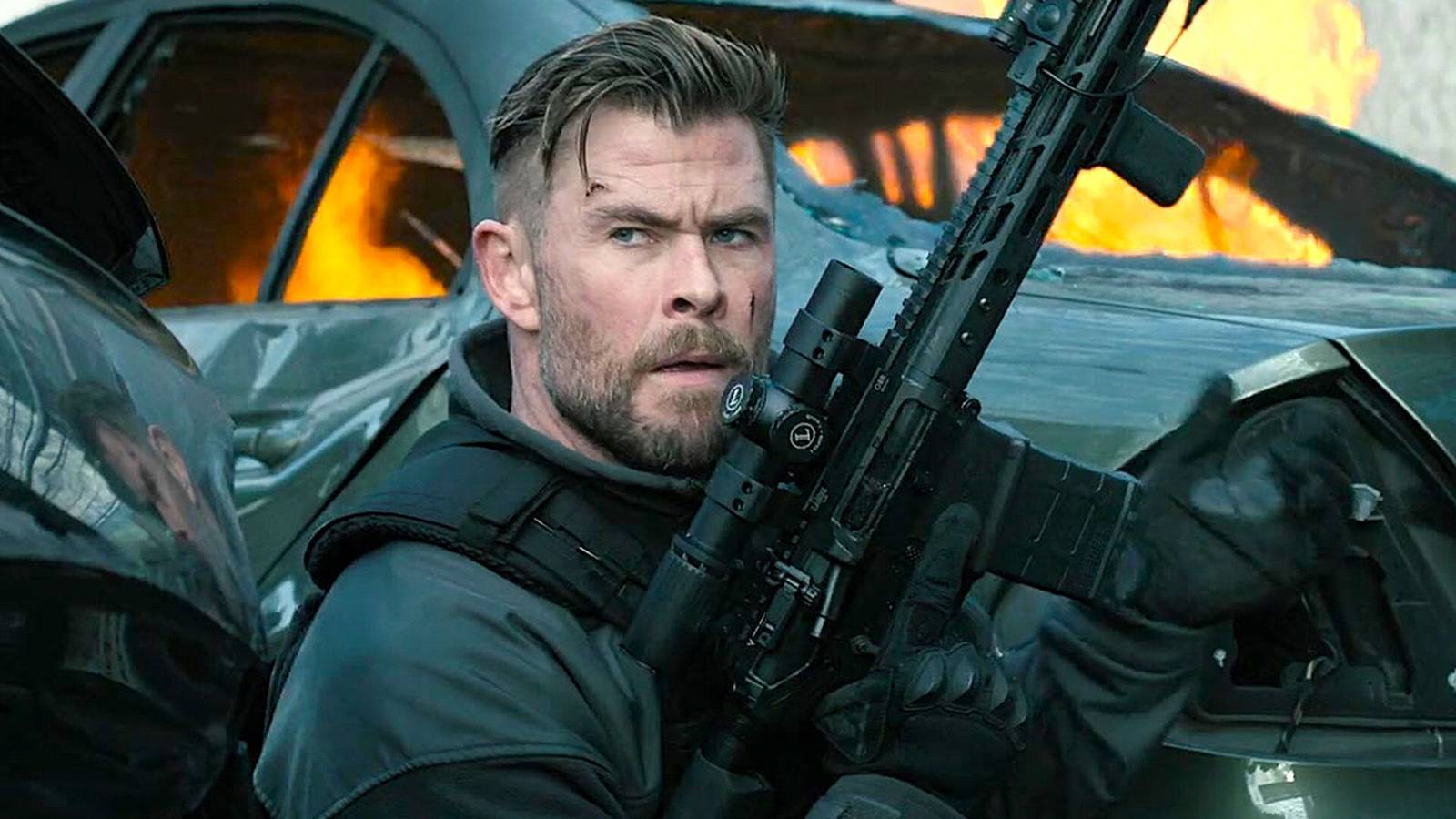 Chris Hemsworth as Tyler Rake in Extraction 2